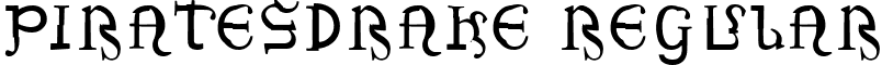 PiratesDrake Regular font - PiratesDrake.ttf