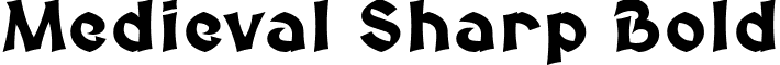 Medieval Sharp Bold font - MedievalSharp-Bold.ttf