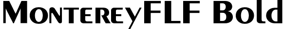 MontereyFLF Bold font - MontereyFLF-Bold.ttf