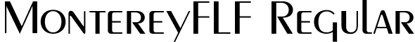 MontereyFLF Regular font - MontereyFLF.ttf