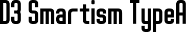 D3 Smartism TypeA font - D3SmartismA.ttf