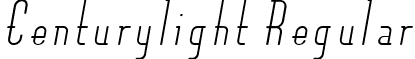 Centurylight Regular font - centuryl.ttf