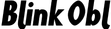 Blink Obl font - BlinkObl.otf