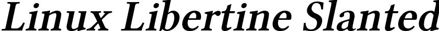 Linux Libertine Slanted font - LinLibertine_aZL.ttf