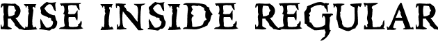 Rise Inside Regular font - RiseInside-Regular.otf