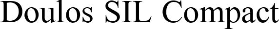 Doulos SIL Compact font - DoulosSILCompact-R.ttf