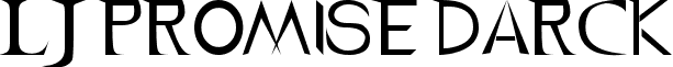 LJ Promise Darck font - LJ_Promise_Darck.ttf