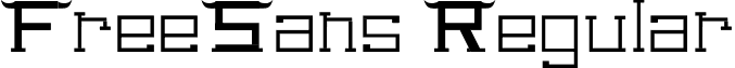 FreeSans Regular font - Squared_Vikings.ttf