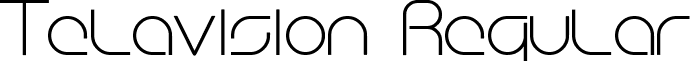 Telavision Regular font - telavision.ttf