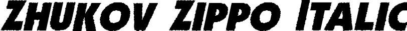 Zhukov Zippo Italic font - zhukov_zippo_italic.otf