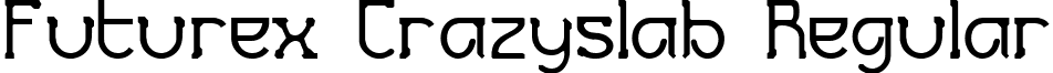 Futurex Crazyslab Regular font - FUTURCS_.ttf