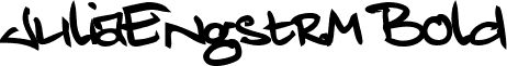 JuliaEngstrm Bold font - Julia_b.ttf