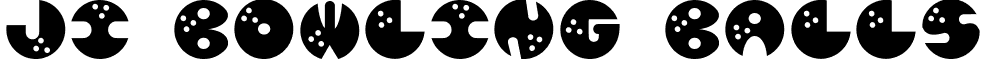 JI Bowling Balls font - JI_Bowling_Balls.ttf