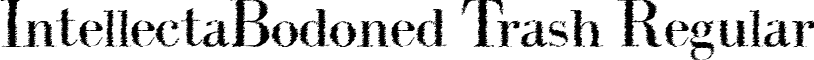 IntellectaBodoned Trash Regular font - IntellectaBodoned Trash.ttf