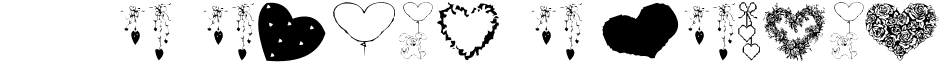 AEZ executive hearts font - AEZ_executive_hearts.ttf