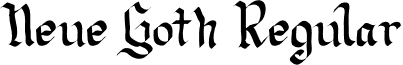 Neue Goth Regular font - Neue_Goth_2011.ttf