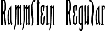 Rammstein Regular font - Rammstein.ttf