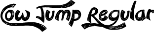 Cow Jump Regular font - Confetti_Stream.ttf