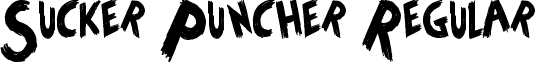 Sucker Puncher Regular font - HoW_tO_dO_SoMeThInG.ttf