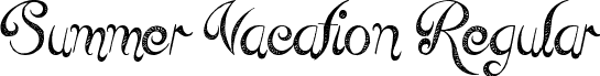 Summer Vacation Regular font - Reed_of_Love.ttf