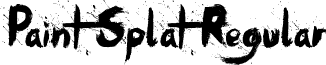 Paint Splat Regular font - Oh_No.ttf