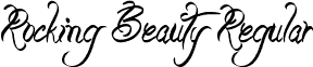 Rocking Beauty Regular font - Beauty_Pagent.ttf