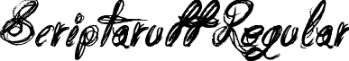 Scriptaruff Regular font - Messy_Script.ttf