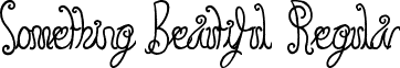 Something Beautiful Regular font - You_Are_Something.ttf