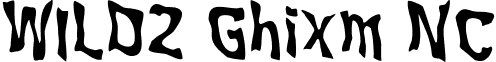 WILD2 Ghixm NC font - Wil2ghan.ttf