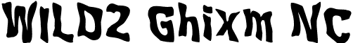 WILD2 Ghixm NC font - Wil2ghbd.ttf