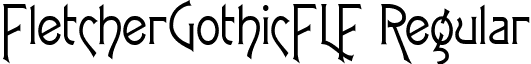 FletcherGothicFLF Regular font - FletcherGothicFLF.ttf