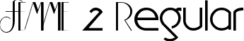 FEMME 2 Regular font - Femme2.ttf