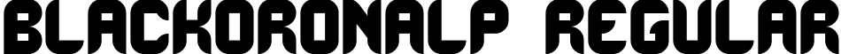 BlackoronAlp Regular font - blaca.ttf