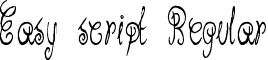 Easy script Regular font - Pixie_Moon.ttf