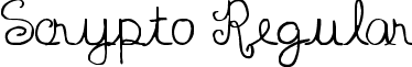 Scrypto Regular font - Polite_Script.ttf