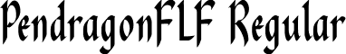 PendragonFLF Regular font - PendragonFLF.ttf