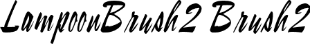 LampoonBrush2 Brush2 font - lampoob2.ttf