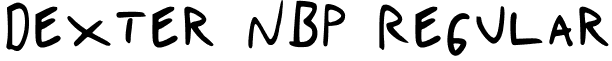 Dexter NBP Regular font - DEXTER0.ttf