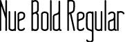 Nue Bold Regular font - Nue_Bold.otf