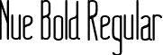 Nue Bold Regular font - Nue_Bold.ttf