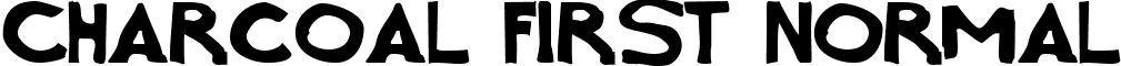 Charcoal first Normal font - char.ttf