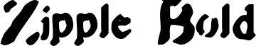 Zipple Bold font - Zipple    Bold.ttf