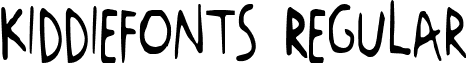 Kiddiefonts Regular font - RUGRATS.ttf