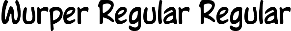 Wurper Regular Regular font - Wurper_Regular.ttf