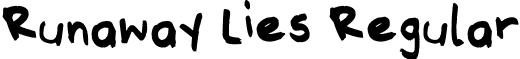 Runaway Lies Regular font - Runaway_Lies_Font_by_rouxified.ttf