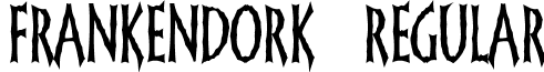 FrankenDork Regular font - FRAND___.TTF