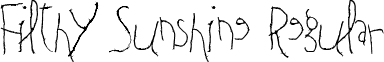 Filthy Sunshine Regular font - filts.ttf