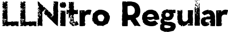 LLNitro Regular font - LLNITRO_.ttf