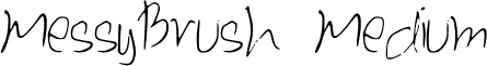 MessyBrush Medium font - MessyBrush.ttf