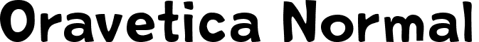 Oravetica Normal font - Oravetica__Normal.ttf